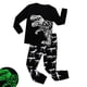 thumbnail image 1 of Nueva moda, pijamas que brillan en la oscuridad para bebés, niñas, niños, conjuntos de Pijama de copos de nieve, pijamas de Navidad, ropa de casa para niños, trajes, 1 of 4