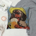 thumbnail image 2 of Nawypu  Oktoberfest Decorative Throw Pillow Cover, Funny Puppy Dachshund Dog and Beer Bottle Double-Sided Pillow Case Couch Pillow Cushion Covers Pillowcase for Men Woman, 2 of 5