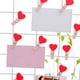 thumbnail image 1 of Clips de pared para fotos de madera con forma de corazón en forma de corazón del Día de San Valentín | Pinzas decorativas de colores rosas, morados, negros, rojos | Conjunto de 10 | 3,7x2cm, 1 of 6