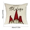 thumbnail image 3 of Juego de fundas de almohada | Fundas para cojines decorativos de sofá y cama | Paquete de 4 fundas cuadradas con cremallera oculta | Decoración para el hogar: sala de estar, dormitorio y oficina, 3 of 8
