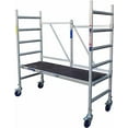 thumbnail image 2 of ASC Group A-Line Aluminum Scaffold Basic | Folding Tower with Hatch | 500 lbs Load Capacity | 3'2" Platform Height - 9'8" Working Height | Multipurpose Scaffolding, 2 of 4