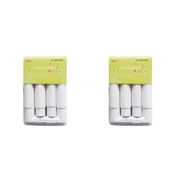 Bewildely Aro de bordado, marcos de punto de cruz cuadrados, punto de aguja para acolchar, aros de costura de pintura de seda, Kit de soporte Type1 NO1