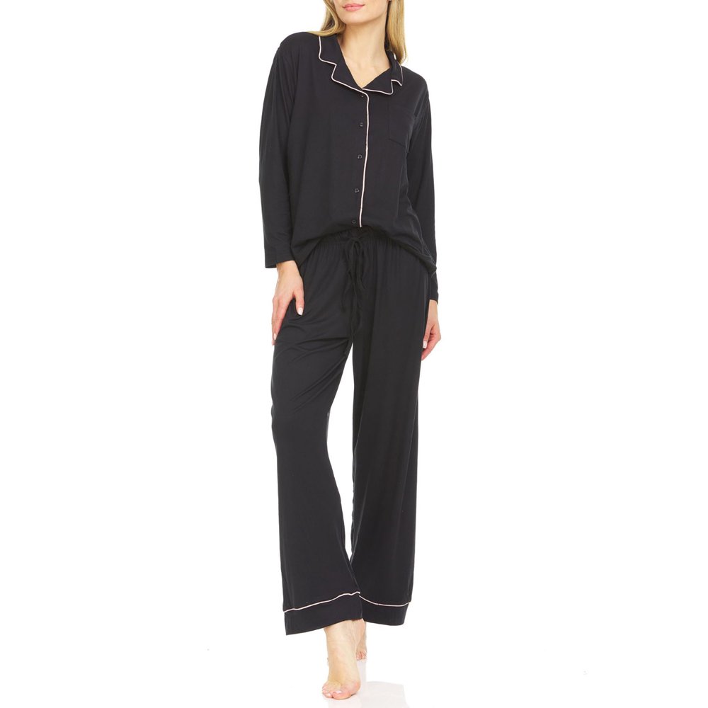 Isotoner Isotoner Women's Notch Collar Pajamas Pant Set