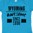 thumbnail image 4 of Inktastic Wyoming Awesome Since 1890 Boys or Girls Baby Bodysuit, 4 of 5