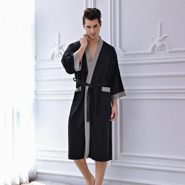 Ropa Batas De Algodon Para Hombre Kimono Hombre Bata De Algodón