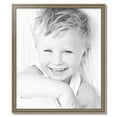 thumbnail image 2 of ArtToFrames 28" x 33" Aged White Gold Picture Frame, 28x33 inch Silver Wood Poster Frame (WOM-2036),  Pack, 2 of 7