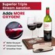 thumbnail image 5 of Aireador de vino TRIBELLA Classic Multi-Stream de acero inoxidable, 5 of 8