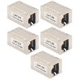 thumbnail image 1 of Paquete de 5 Cat6 A Adaptador Ethernet Acoplamiento Cable de conexión Rj45 Adaptador Cat6 Lan Conector Extensión Lan Cable Rj45 Acoplamiento kaili Sencillez, 1 of 5
