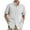 White, variant on ZCFZJW Mens Cotton Linen Shirts Casual Summer Short Sleeve Stand Collar T-Shirts Trendy Solid Color Big and Tall Regular Fit Comfy Beach Holiday Vacation Tees Tops with Pockets Green M
