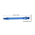 thumbnail image 2 of Uxcell Dart Shafts 48mm/1.9 Inch, 2BA Thread Aluminum Dart Stems Dart Accessories, 3 Pack Blue, 2 of 5