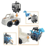 Kid Connection Dinosaur Rescue Station Play Set with Light and Sound, 28 Pcs, Toddler Toys, Age 3+