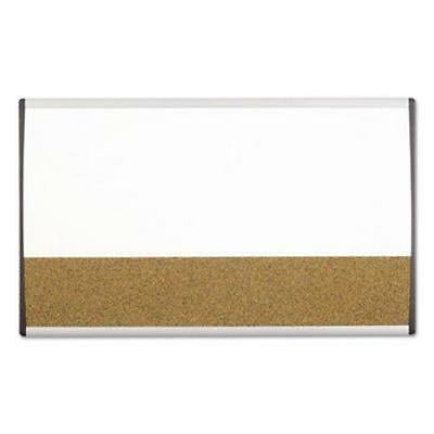 Quartet Magnetic Dry Erase/Cork Board, Painted Steel, 18 x