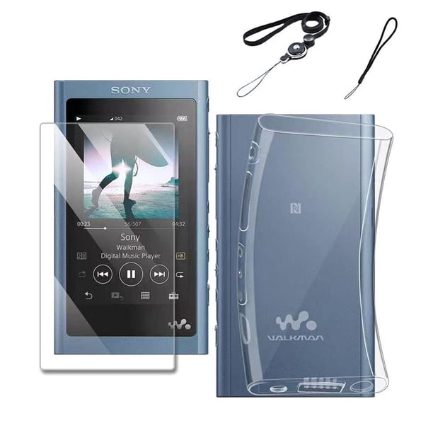 Funda de TPU suave con protector de pantalla para Sony Walkman NW-A55