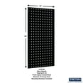 thumbnail image 3 of Triton Products® LB18-BKKit (2) 18 In. W x 36 In. H x 9/16 In. D Black Steel Pegboards with 30 pc. LocHook Assortment & Hanging Bin System, 3 of 8