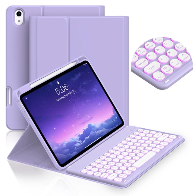 Funda Teclado JKSML para iPad Air 11" M3/M2 y 10.9" 4ª/5ª Generación