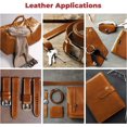 thumbnail image 5 of ELW Genuine American Leather Bison 8-9 oz 3.2-3.4mm Tobacco Pre-Cut 6"x12" 2PCS - Full Grain Leather Bison Hide DIY Craft Projects, Bag, Chap, Motorcycle, Clothing, Jewelry, Moccasins, 5 of 8