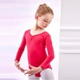 thumbnail image 5 of Agkizg Long Sleeve Leotards for Girls Gymnastics Kids Toddler Tumbling Outfits, Sizes 2-15 Years, 5 of 5
