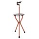 thumbnail image 1 of Silla plegable EOTVIA con bastón de metal portátil ajustable unisex para ancianos, 1 of 7