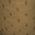 thumbnail image 1 of Ahgly Company Machine Washable Indoor Square Transitional Dark Bronze Brown Area Rugs, 6' Square, 1 of 7
