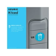 Keurig K-Iced Single Serve K-Cup Pod Coffee Maker, Featuring Simple Push Blue Button Brew Over Ice, Grey