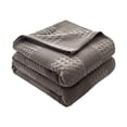 thumbnail image 1 of MOQIN Multipurpose Blanket,100% Cotton Prewashed Waffle Weave Blanket Queen Size 70.9x78.7 inches,Soft & Breathable, Ideal for All Seasons - Perfect Blanket Layer for Couch Bed Sofa, 1 of 9
