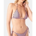 thumbnail image 4 of Roxy Stripe Out Reversible Tiki Tri - Size S - Color: Pink Combo, 4 of 9