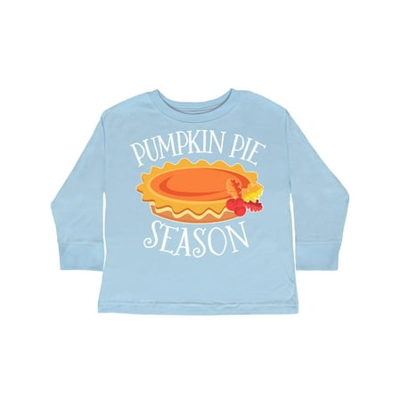 

Inktastic Thanksgiving Pumpkin Pie Season and Autumn Leaves Gift Toddler Boy or Toddler Girl Long Sleeve T-Shirt