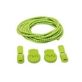 thumbnail image 1 of Stretch Elastic Shoelaces with Tension Locks - 39 Inches, Green (1 Pair = 2 Laces), 1 of 10