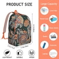 thumbnail image 5 of Paisley Pattern Backpack Boho Chic for College, Durable School Bookbag with Laptop Sleeve, Functional Daypack with Many Pockets, Perfect Gift for Student Women Teens, 5 of 5