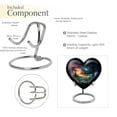 thumbnail image 4 of Twilight Whispers In Enchanted Forest - Heart Urns For Human Ashes - Tiny Keepsake Urn For Adults - Compact Memorial For Human Ashes - Female Cremation - Urns For Human Ashes Adult - 3 Inch, Set Of 2, 4 of 5