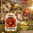 thumbnail image 3 of CSZPPQAF Thanksgiving Garden Flags 12x18 Double Sided,2 Pack-165 GSM Polyester Fall Yard Decoration Flags, Fade Resistant, 3 of 6