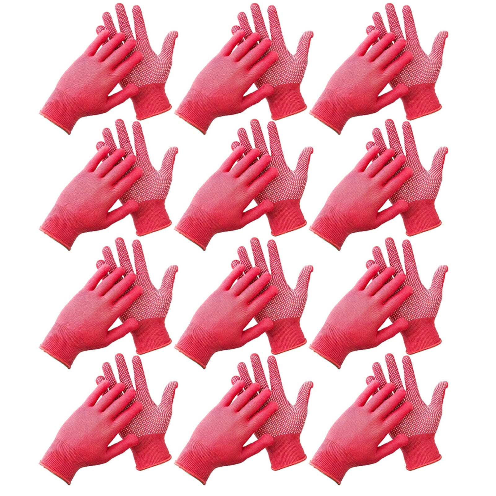 Pack De 12 Pares De Guantes Fluorescentes De Nailon | Accesorios Brillantes Para Fiestas Rave, Halloween Y Eventos Nocturnos