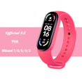 thumbnail image 3 of Bracelet pour Xiaomi Mi Band 7 6 bracelets de montre Miband6 NFC silicone haute qualité remplacement correa mi band 7 6 3 4 5 montre bandes de Sport, 3 of 5