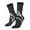 2 Black-1, variant on Black And White Shark Print Adult Socks for Men & Women,Calf Socks, Ankle Socks,Boots Socks,Breathable Casual Sock,Unisex Crew Socks