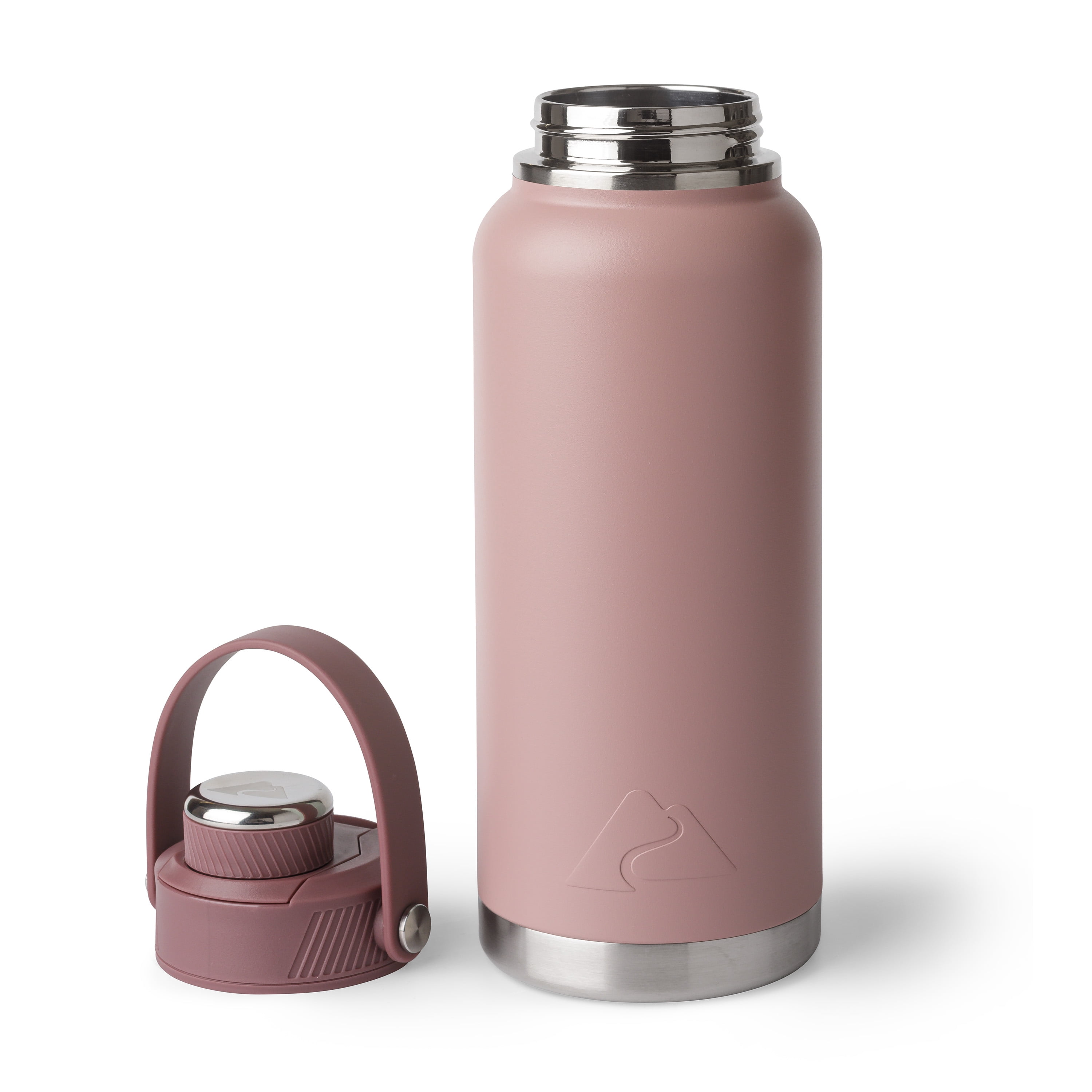 Ozark Trail 32 oz Stainless Steel Insulated Chug Water Bottle, Rose