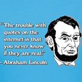 thumbnail image 3 of CafePress - Abraham Lincoln Internet Quot Women's Dark T Shirt - Women's Traditional Fit Dark T-Shirt, 3 of 4