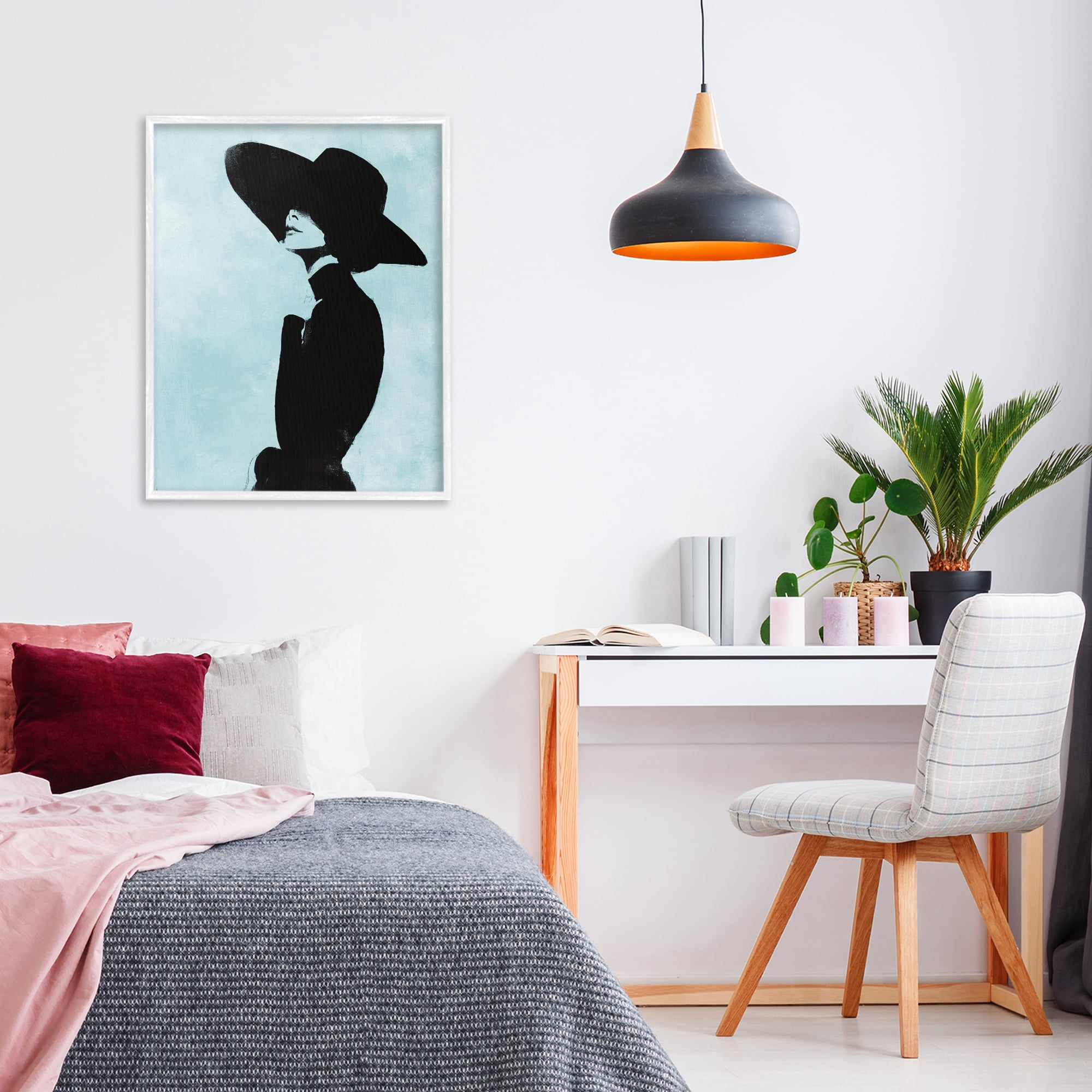 Stupell Industries Eclipse In Black White Framed Giclee Art, design by Svetlana Aleynikova
