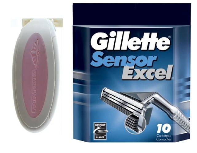 Compatible Razor fits with Sensor Excel for Women Refill Cartridges + Sensor Excel 10 Ct. + Yes to Coconuts Moisturizing Single Use Mask