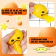 4 Pack Puking Stress Ball, Round Suck Spit Lazy Yolk, Puke Stress Balls