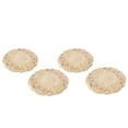 thumbnail image 2 of Aplique de Talla de Madera de Forma Redonda BuyweekMX 10 cm para Muebles de hogar decoración de Armario 4 Piezas, 2 of 5