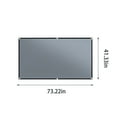 thumbnail image 3 of TIMIFIS Projection Curtains Projector Screen Movie Projector Screen 16:9 Foldable and Portable Anticrease Indoor Outdoor Projection Double Sided Video Projector Screen for Home, Party,Camp, 3 of 5