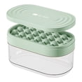 thumbnail image 5 of Hvmvliv Ice Molds 24-Compartments Round-Shape Food-Grade Ice Cubes Trays with Lid and Bin Household Food Grade Silicone Ice Tray Come with Ice Shovel Green, 5 of 6