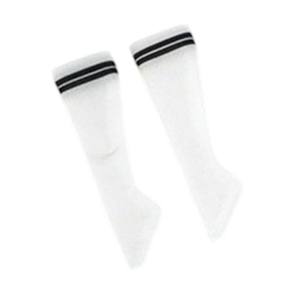 Calcetines de pantorrilla en miniatura a escala 1:6, accesorios, atuendo informal, medias de tubo para 12'' negro