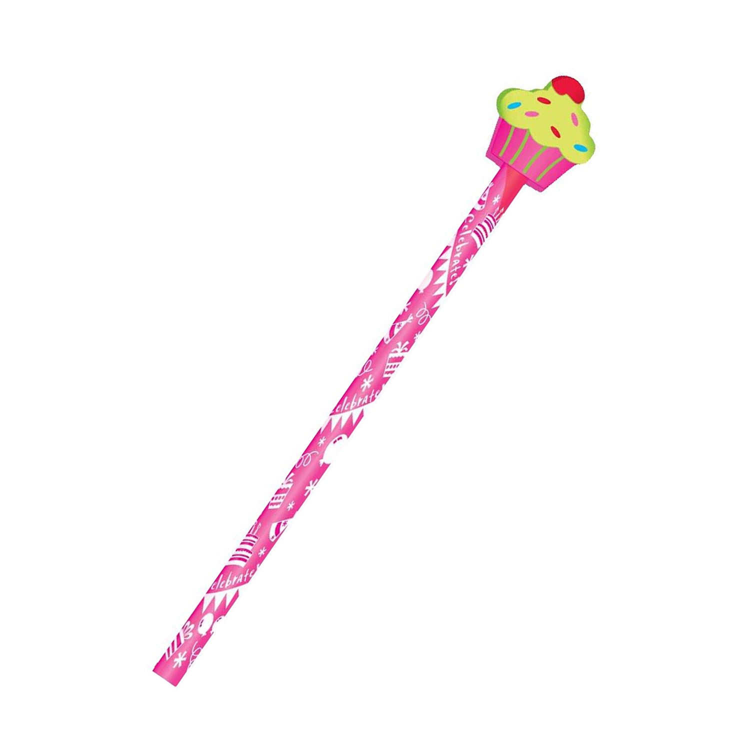 Moon Products Pencil & Eraser Topper Write-Ons, Birthday Party, Pack of 36