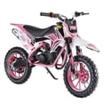thumbnail image 3 of Seipouy 49cc Dirt Bike Gas, Mini Kids Dirtbike, Gas Power Dirt Bike for Kids 8-14, 2 Stroke Engine, Mini Motocross Dirtbike, Dual Disc Brakes, Pull Start, Shock Absorption, Soft Seat Cushion, 3 of 10