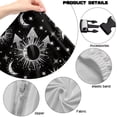thumbnail image 6 of Pzuqiu Gothic Sun Computer Game Chair Cover Set of 4 Stretchable Moon Seat Cushion Protectors Slipcover with Straps and Zipper for Home Decor, Shop, Living Room, Office, 6 of 7