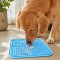 thumbnail image 4 of Silicone Pet Mat Lick Mat for Dogs 6 Inch Small Slow Feeder Dog Relaxation Relief Non Slip Pet Feeding Mat for Small Dogs and Cats Purple, 1 Pack, 4 of 6