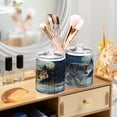 thumbnail image 6 of Wolf in Snow Trees Moonlight Translucent Plastic Cans Storage Canisters with Lid Set of 4, 6 of 7
