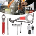 thumbnail image 1 of Kit de extracciónico de Volante de Bicicleta, Juego de Herramientas de Cadena de Bicicleta de Acero Duradero para Bicicleta de Montaña, Llave 3 en 1, Extractor de, 1 of 7