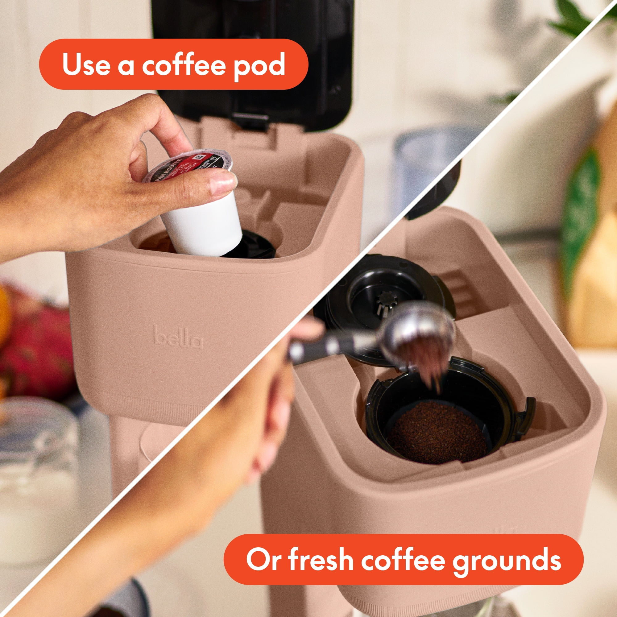 bella Single-Serve Coffee Maker, Blossom